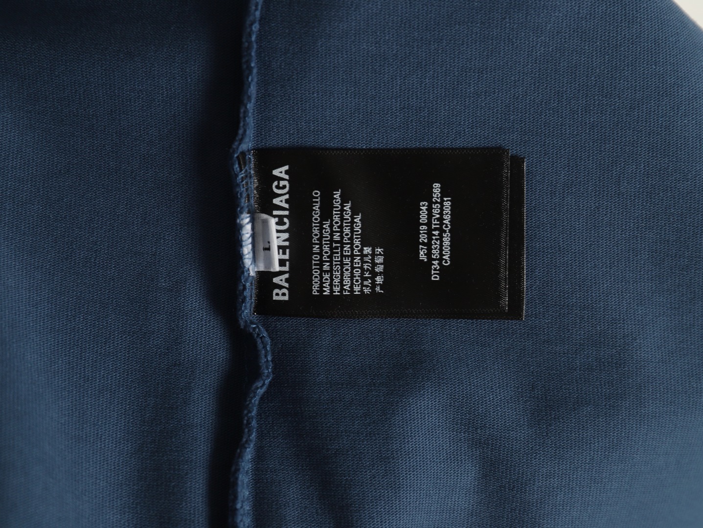 Balenciaga 3M printed washed short sleeves TSK1