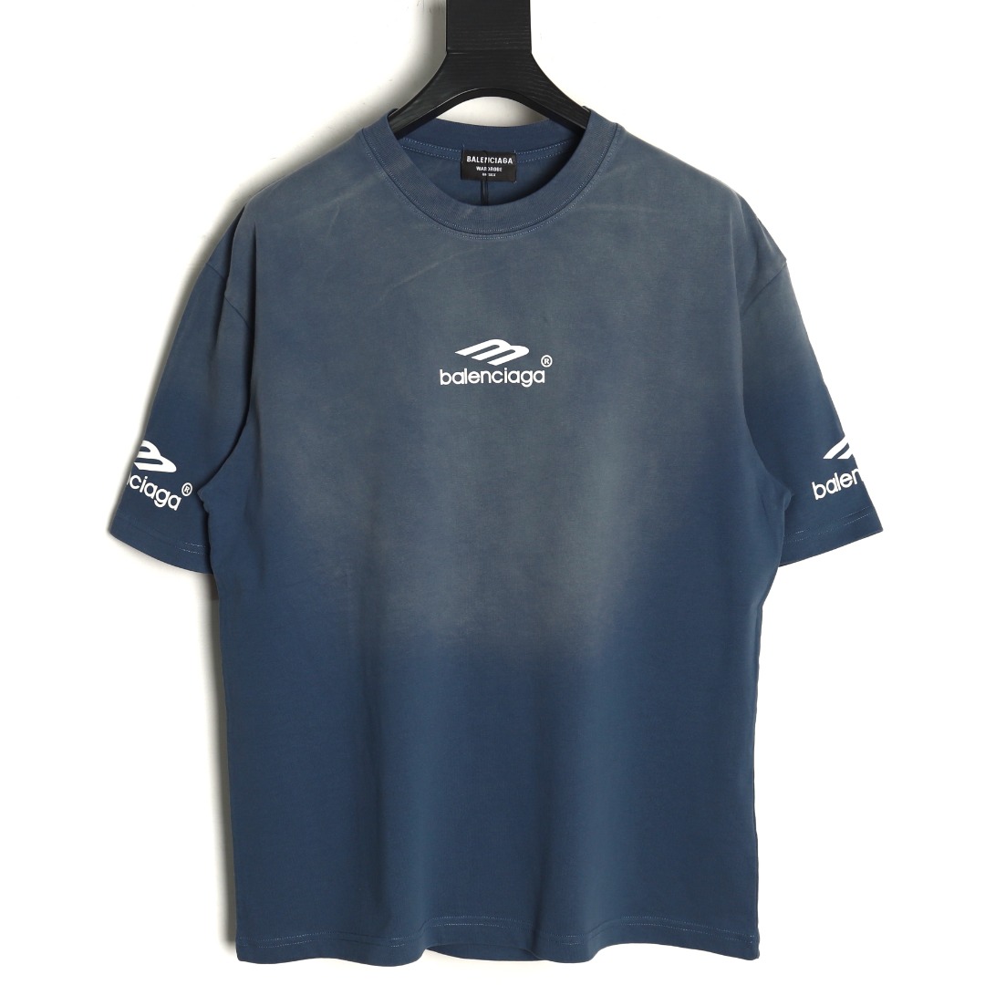 Balenciaga 3M printed washed short sleeves TSK1
