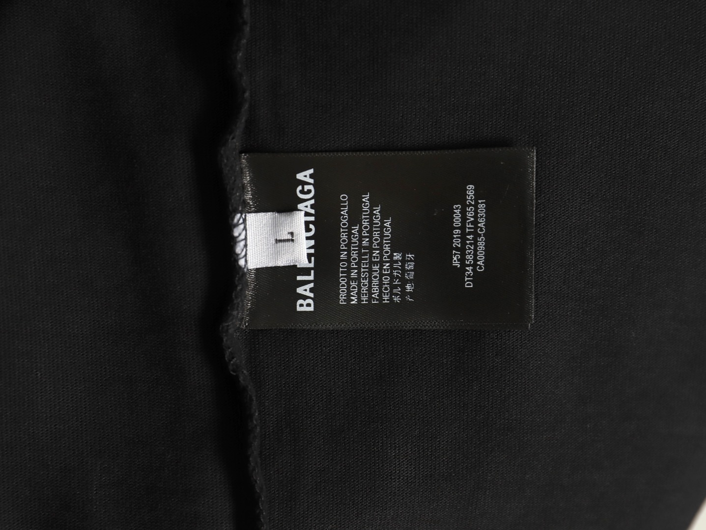 Balenciaga 3M printed washed short sleeves TSK2