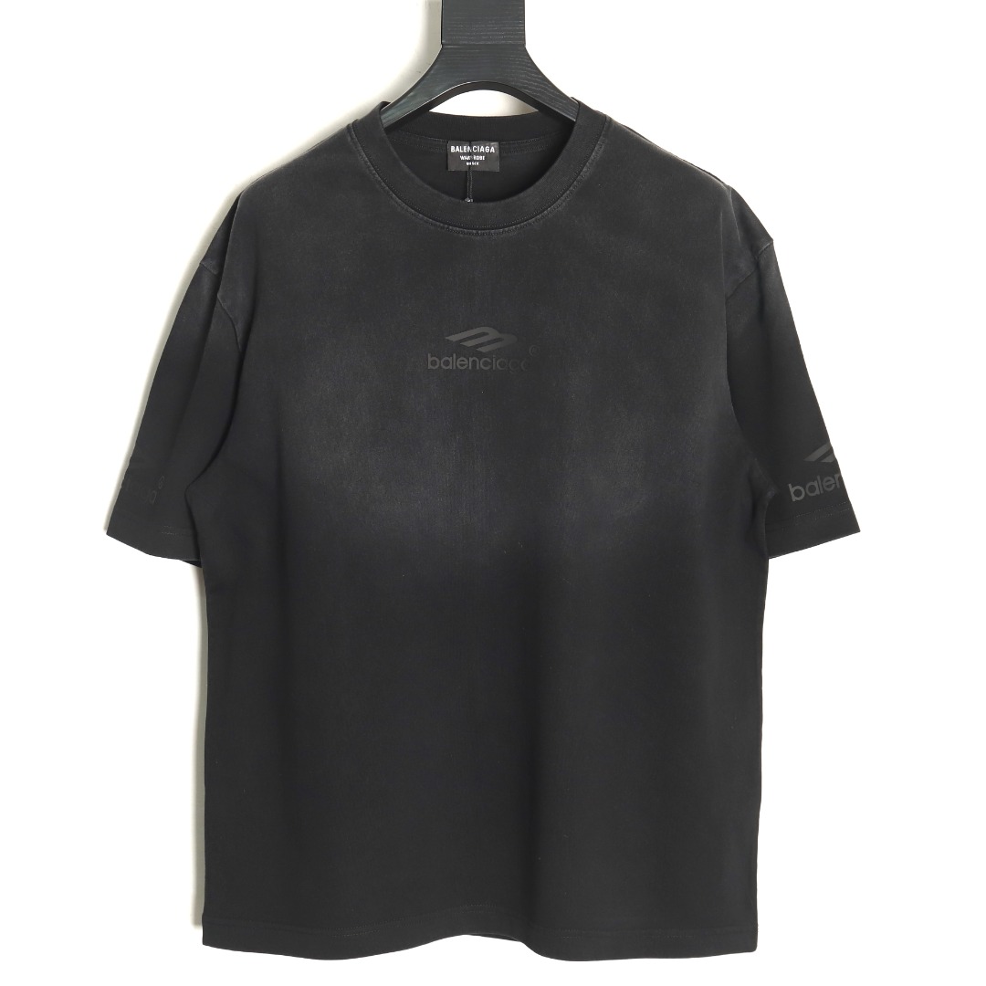 Balenciaga 3M printed washed short sleeves TSK2