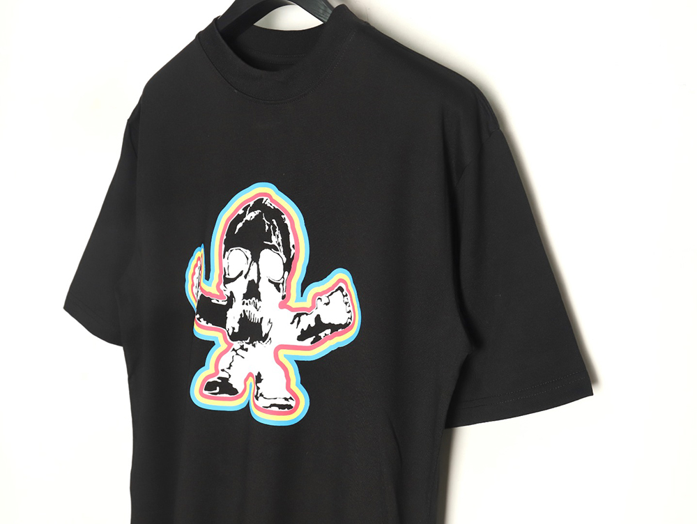 Chrome Hearts Skull Cartoon Short Sleeve T-Shirt TSK1