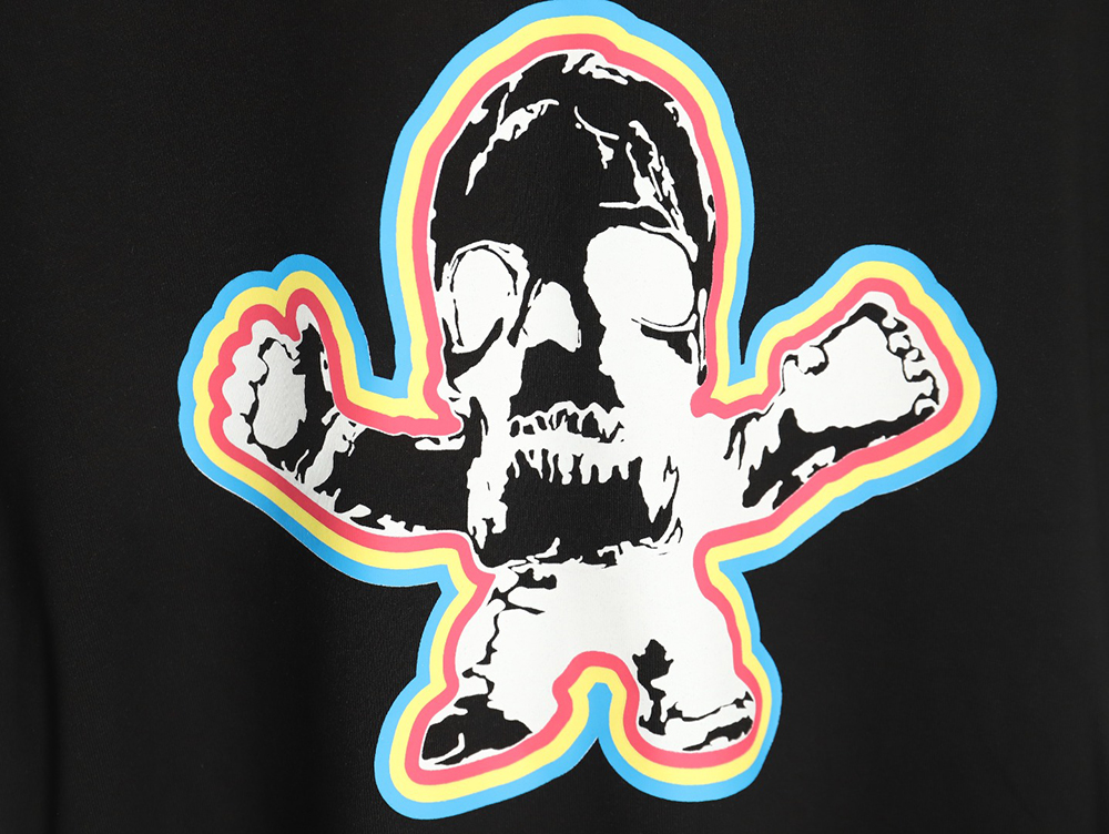 Chrome Hearts Skull Cartoon Short Sleeve T-Shirt TSK1