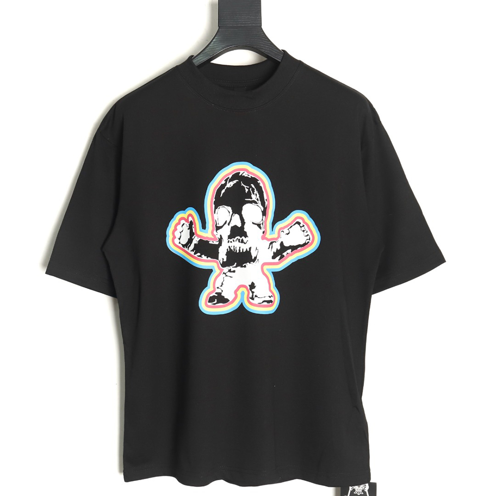 Chrome Hearts Skull Cartoon Short Sleeve T-Shirt TSK1