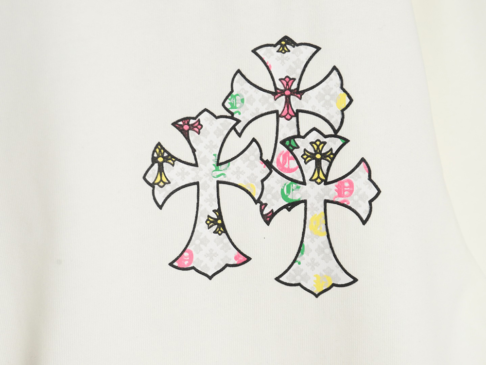 Chrome Hearts Sanskrit cross embroidered T-shirt