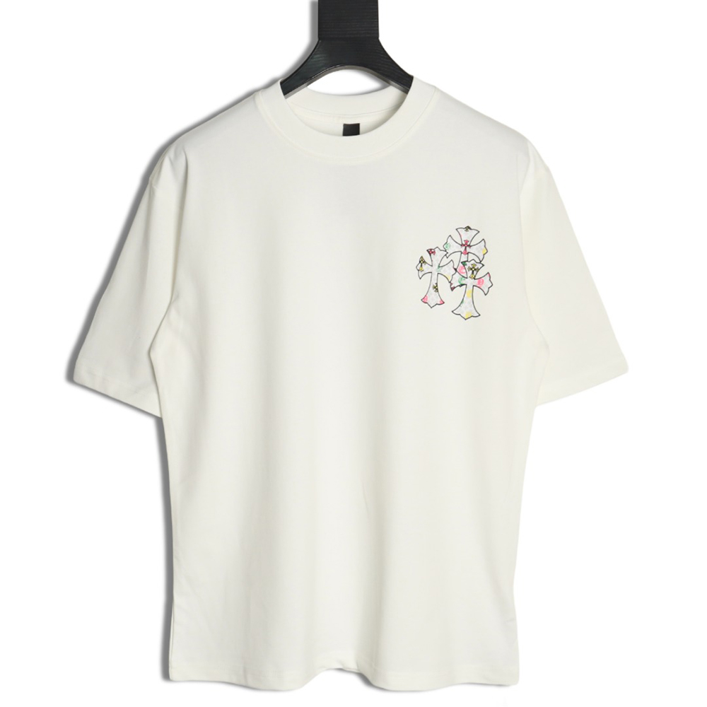 Chrome Hearts Sanskrit cross embroidered T-shirt