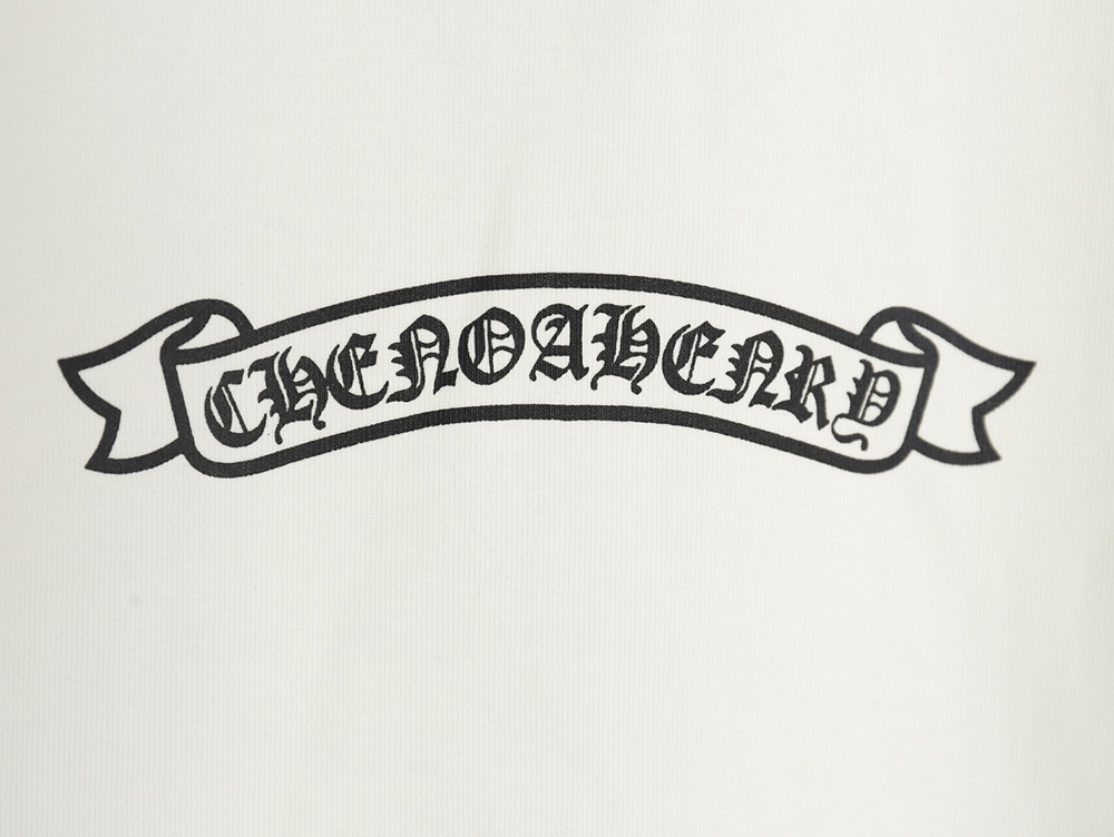 Chrome Hearts Sanskrit cross embroidered T-shirt