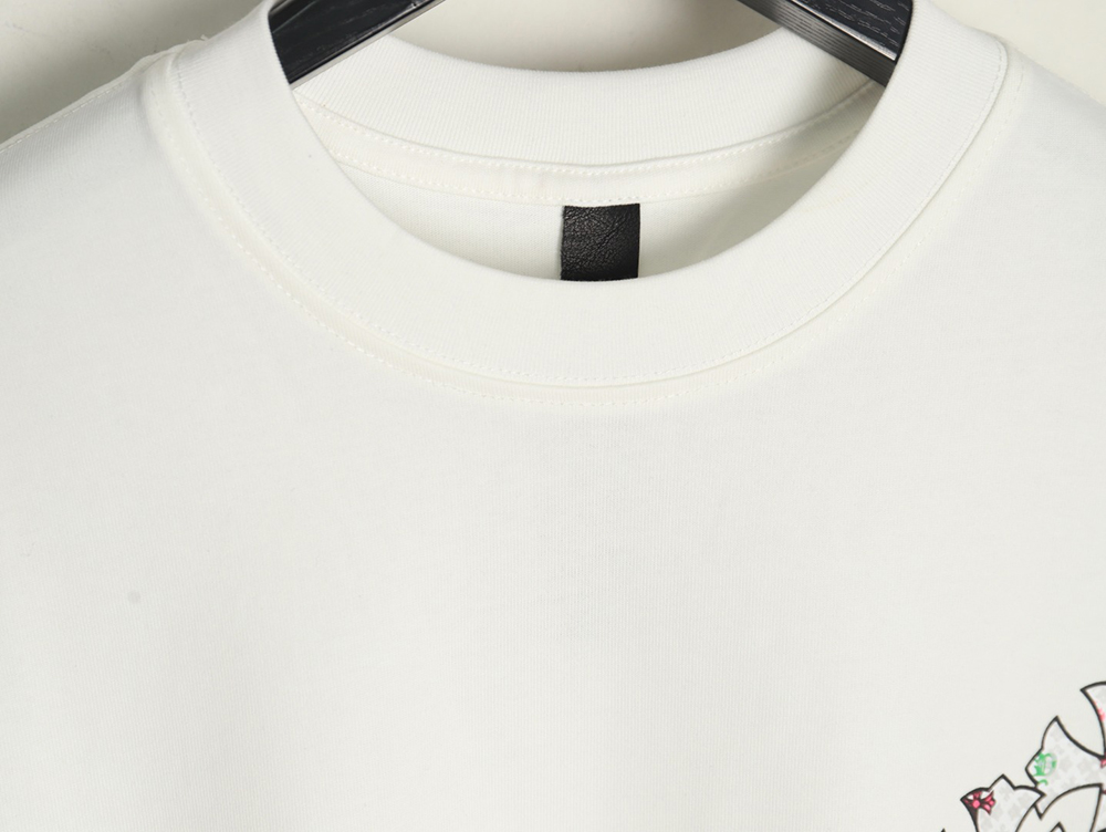 Chrome Hearts Sanskrit cross embroidered T-shirt