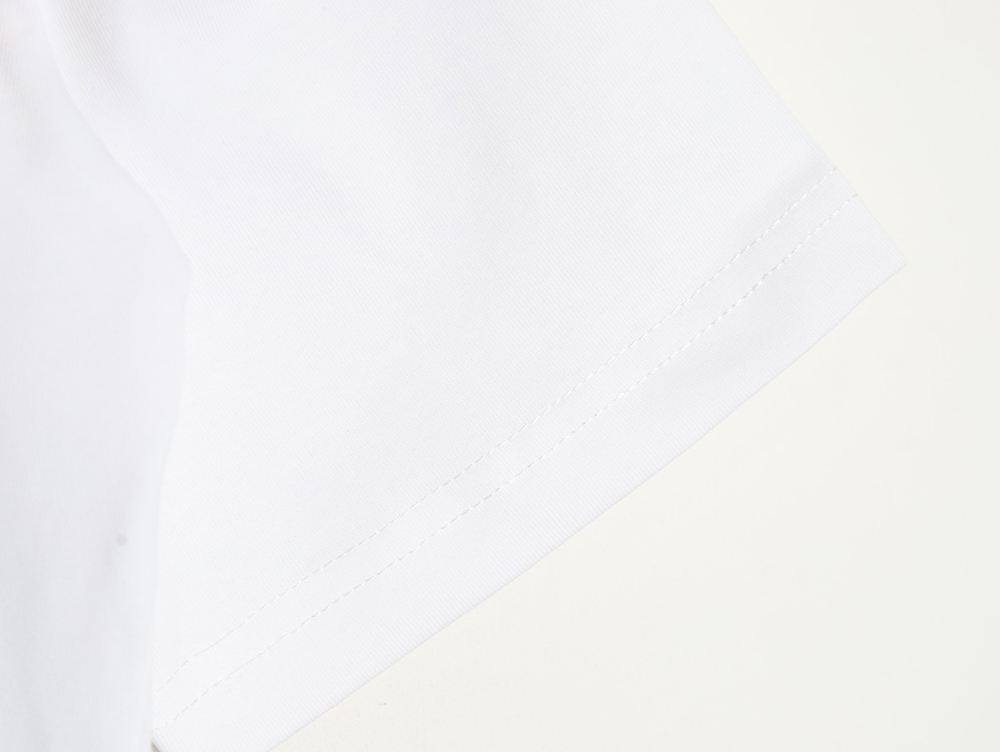Dior Letter Patch Embroidered Short Sleeve T-Shirt