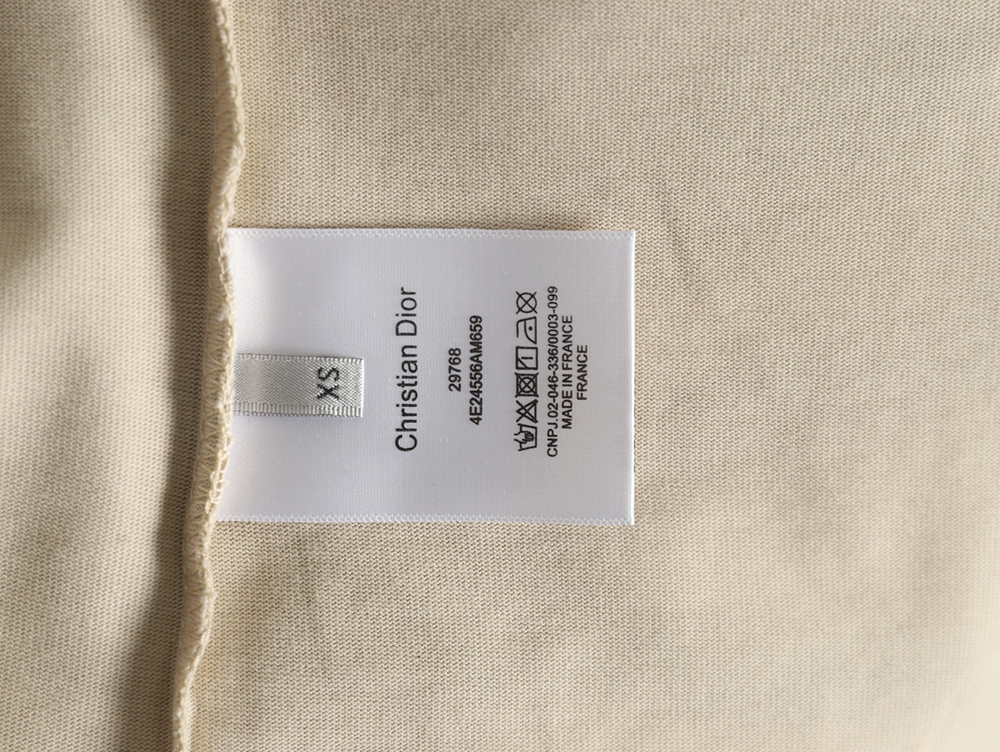 Dior Letter Patch Embroidered Short Sleeve T-Shirt TSK1