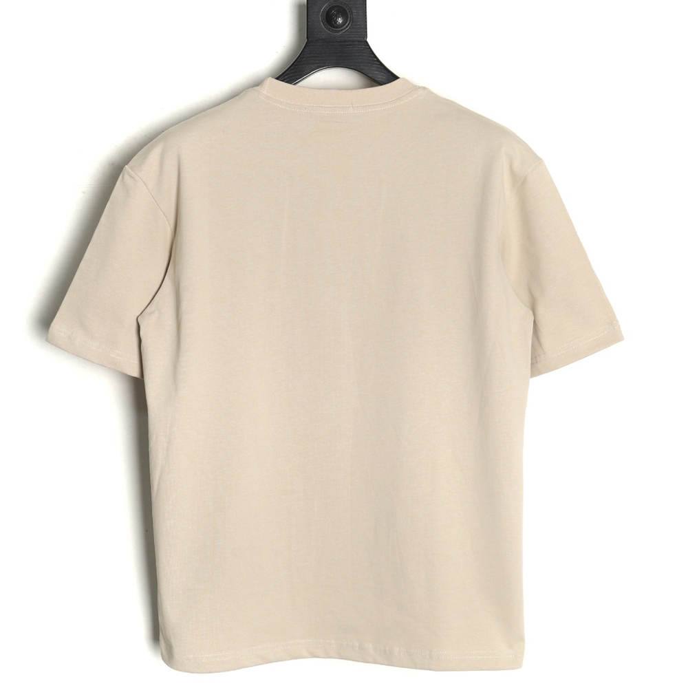 Dior Letter Patch Embroidered Short Sleeve T-Shirt TSK1