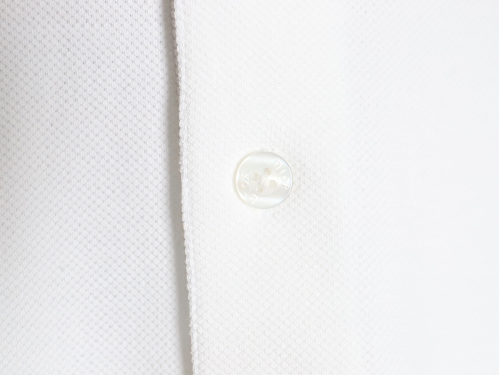 Dior little bee embroidered LOGO short-sleeved POLO shirt