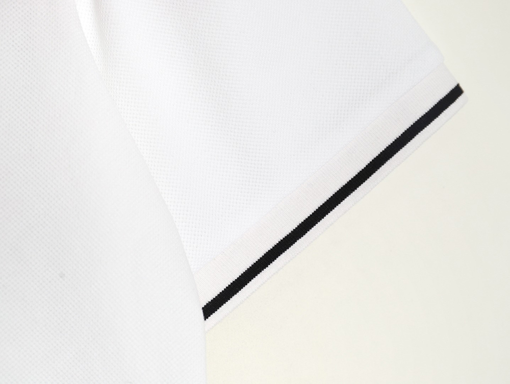 Dior little bee embroidered LOGO short-sleeved POLO shirt