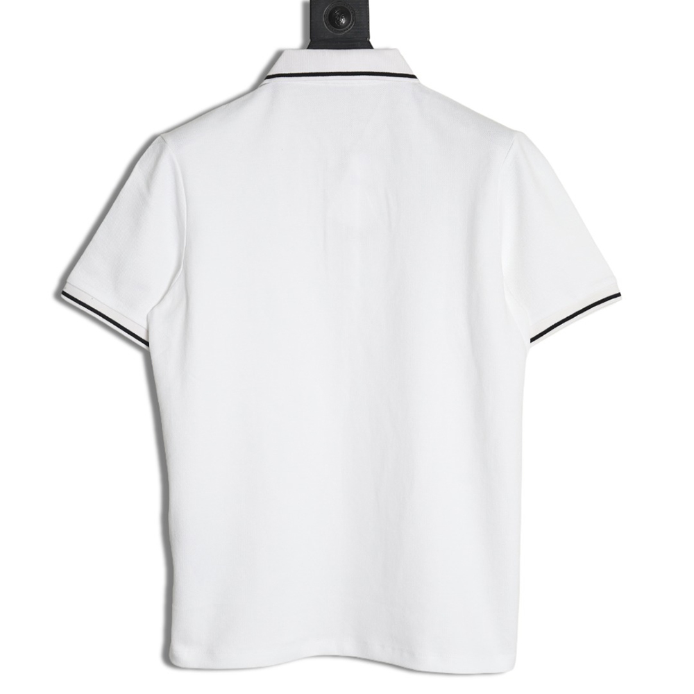 Dior little bee embroidered LOGO short-sleeved POLO shirt