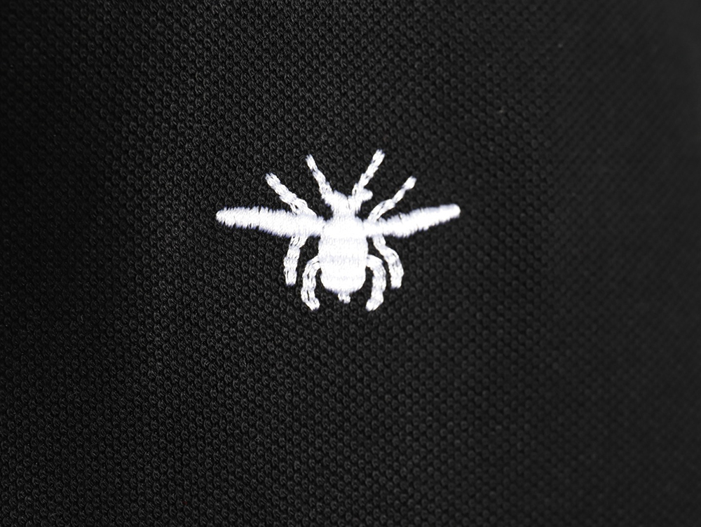 Dior little bee embroidered LOGO short-sleeved POLO shirt TSK1