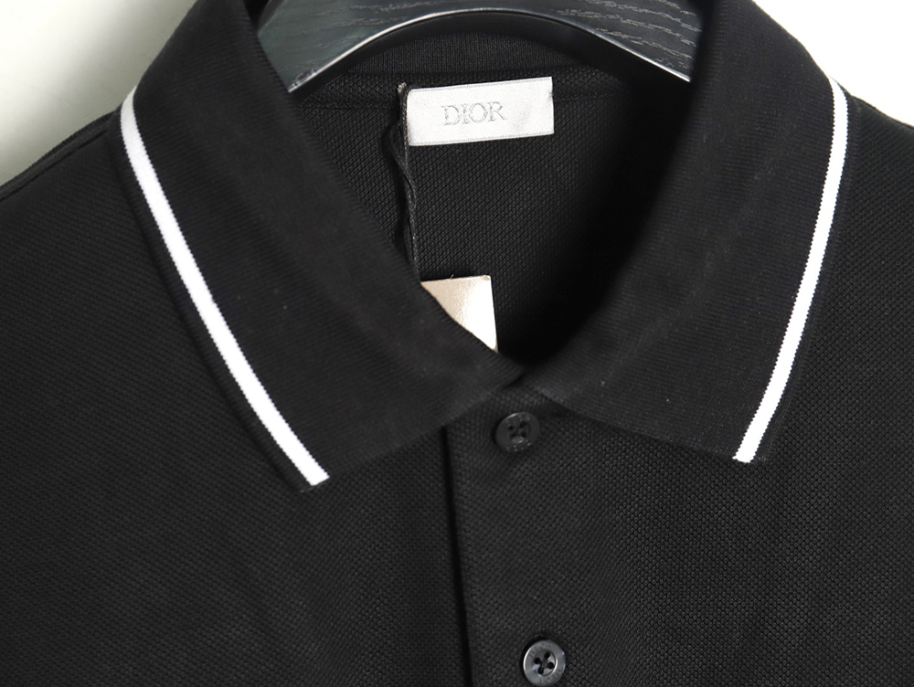 Dior little bee embroidered LOGO short-sleeved POLO shirt TSK1