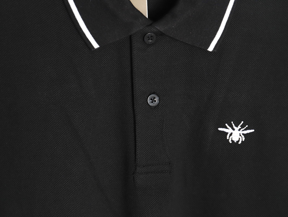 Dior little bee embroidered LOGO short-sleeved POLO shirt TSK1