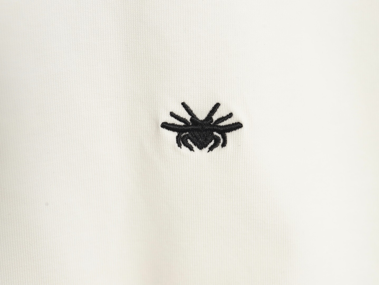 Dior bee embroidered logo short sleeve T-shirt