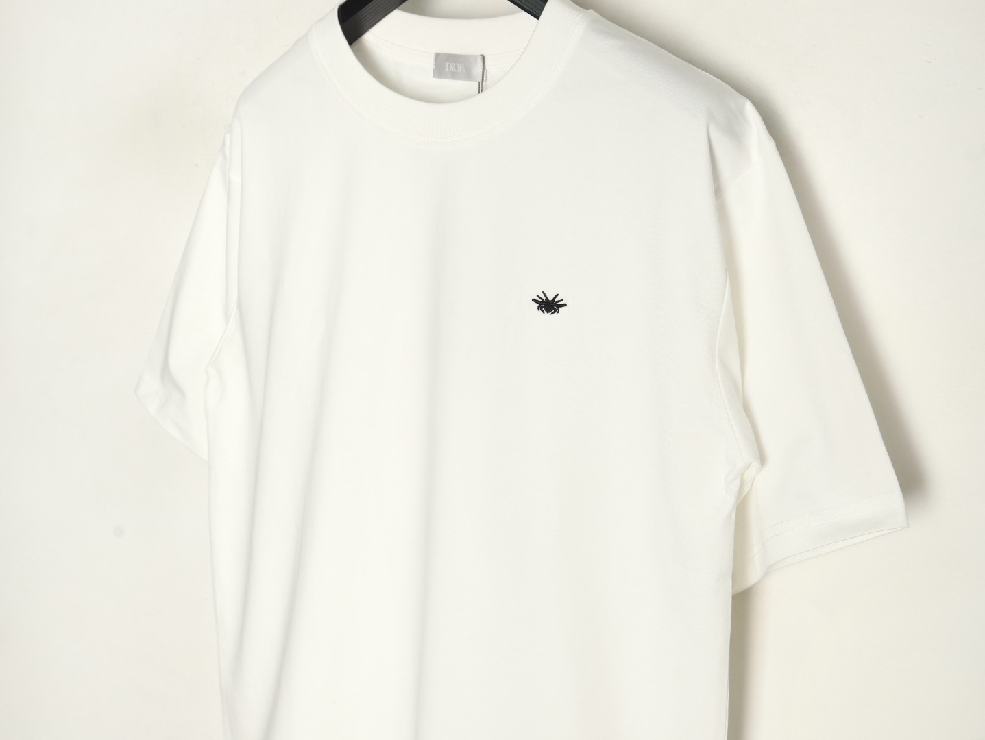Dior bee embroidered logo short sleeve T-shirt