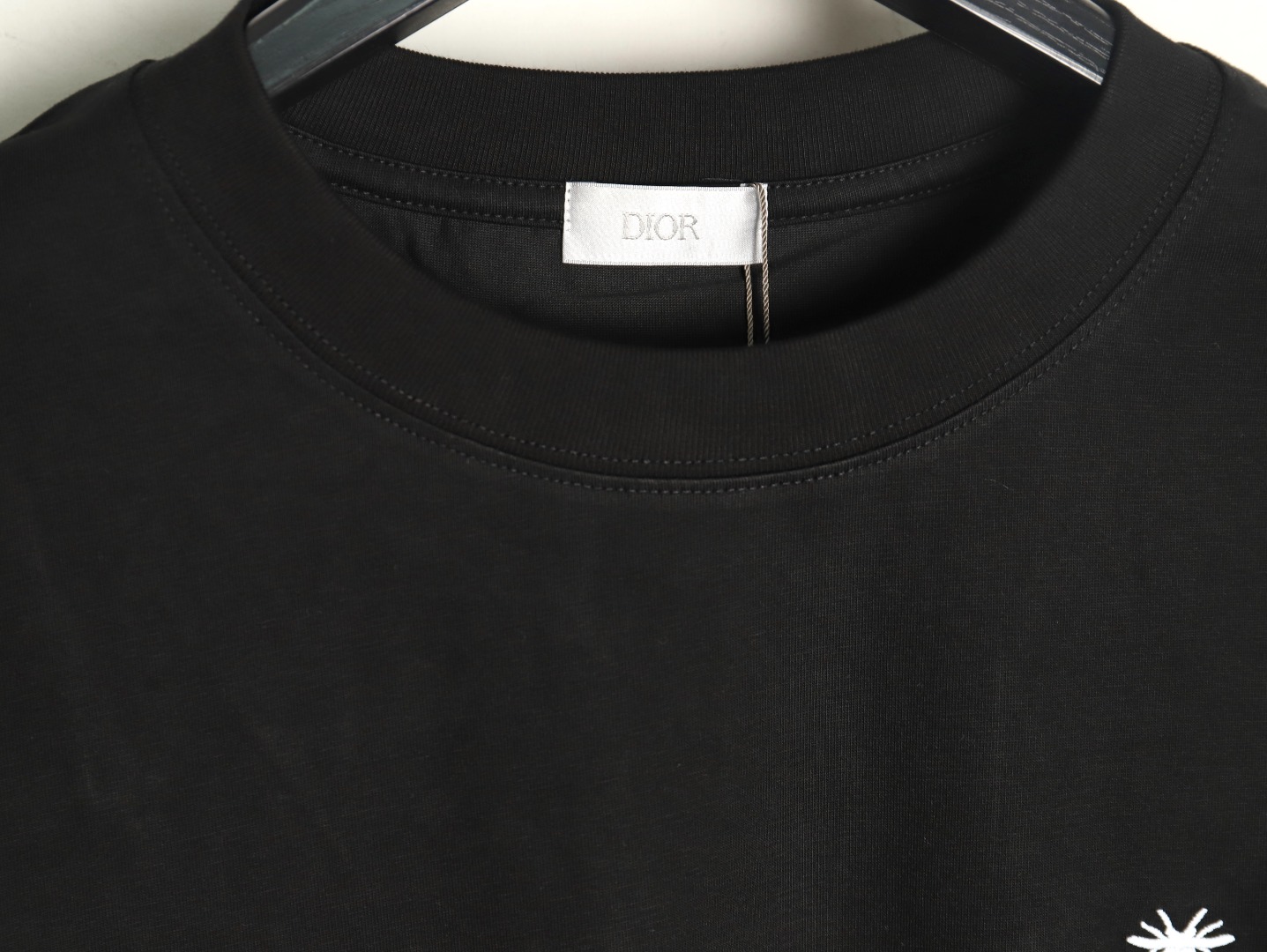 Dior bee embroidered logo short sleeve T-shirt TSK1