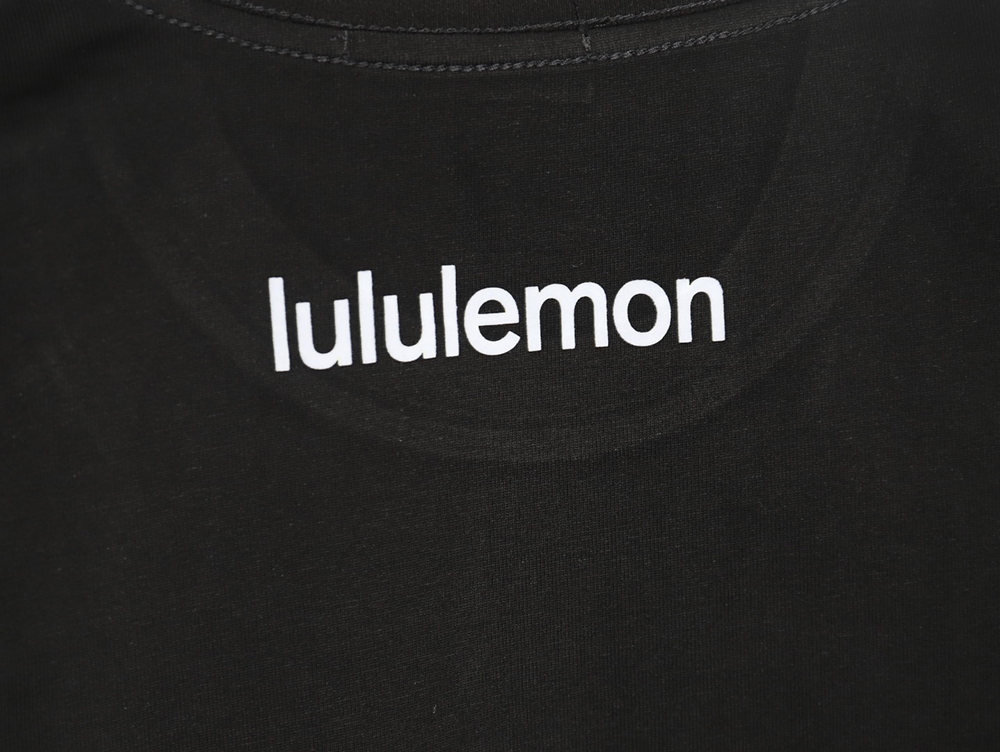 Lululemon Letter Logo Flocked Short Sleeve T-Shirt