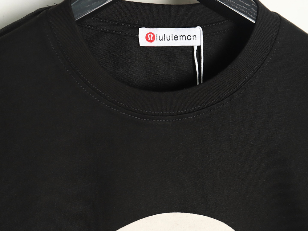 Lululemon Letter Logo Flocked Short Sleeve T-Shirt