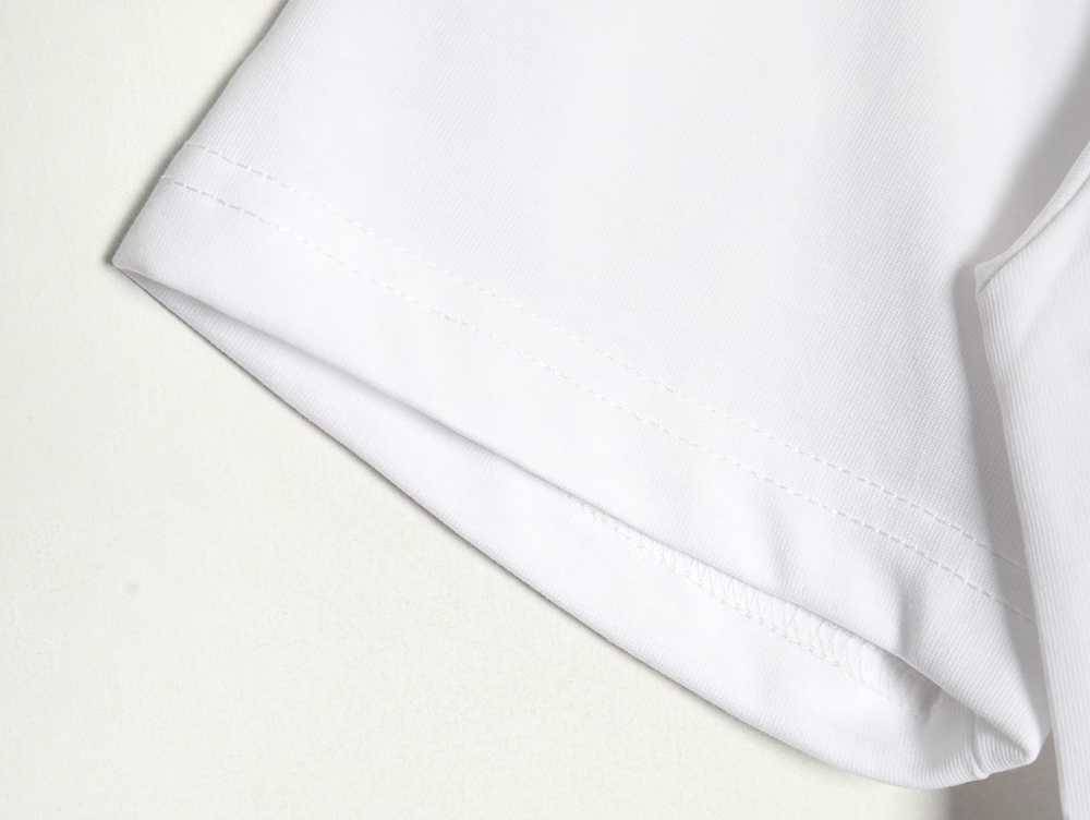 Louis Vuitton Pearl Slogan Print Short Sleeves