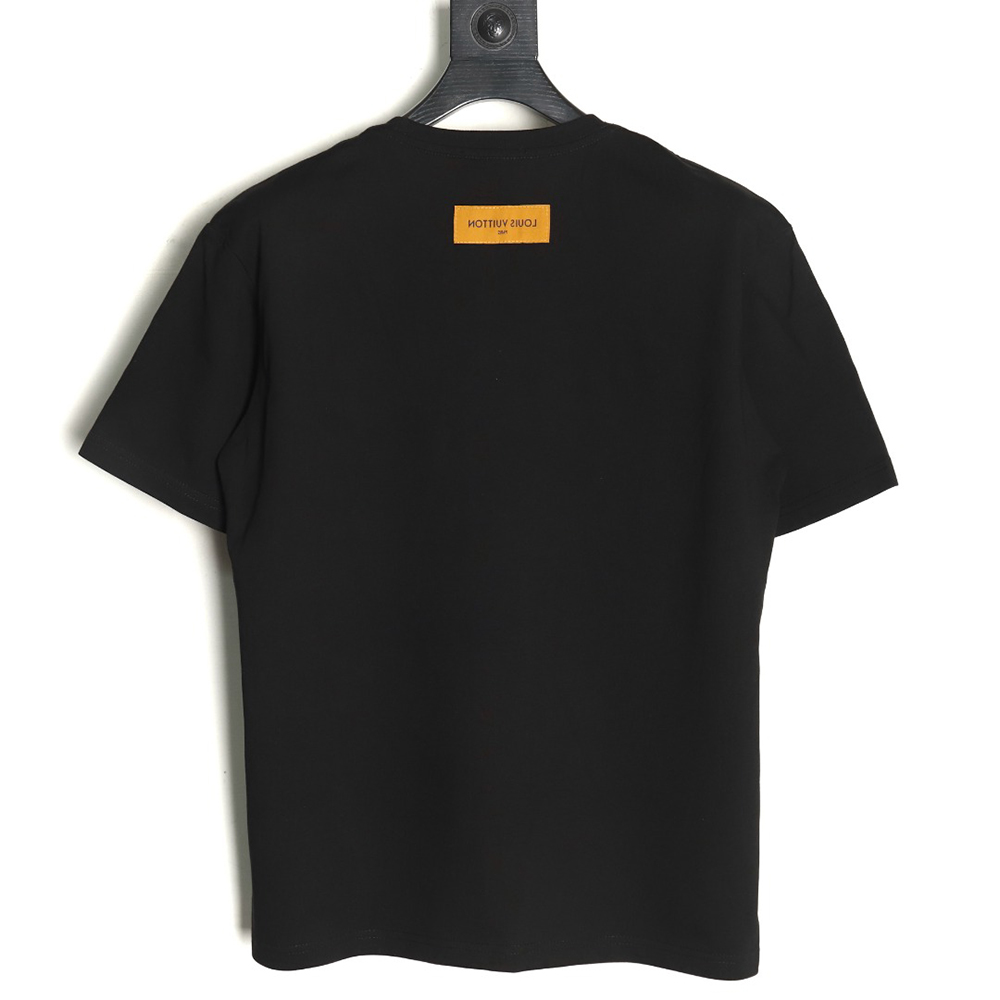 Louis Vuitton Pearl Slogan Print Short Sleeves TSK1