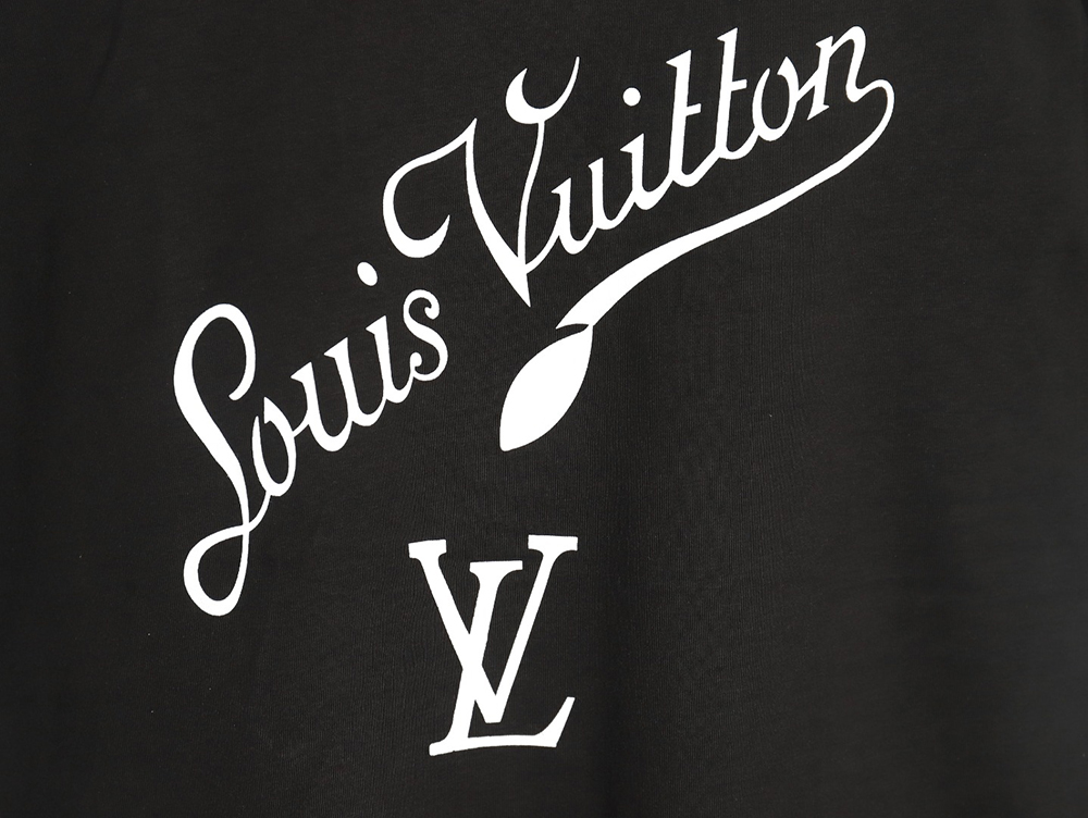 Louis Vuitton signature logo print short-sleeved T-shirt TSK1