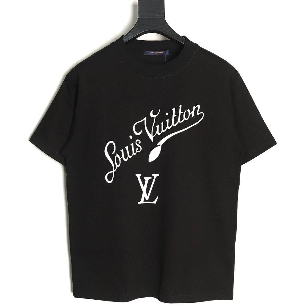 Louis Vuitton signature logo print short-sleeved T-shirt TSK1