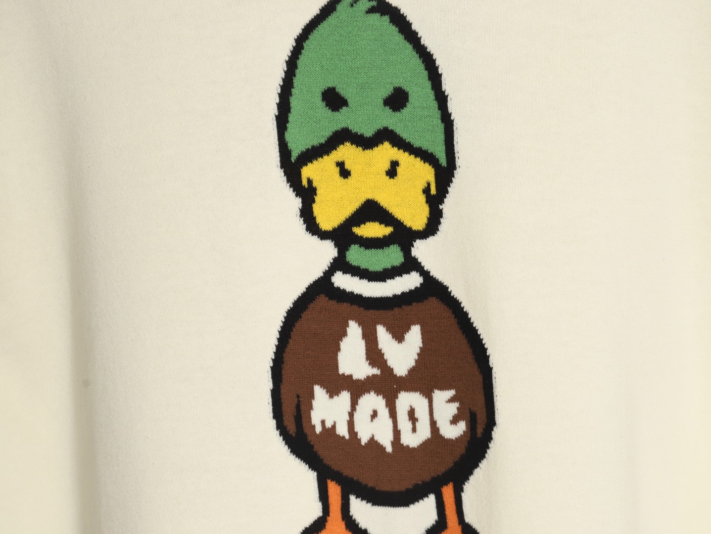 Louis Vuitton duck pattern wool short sleeves