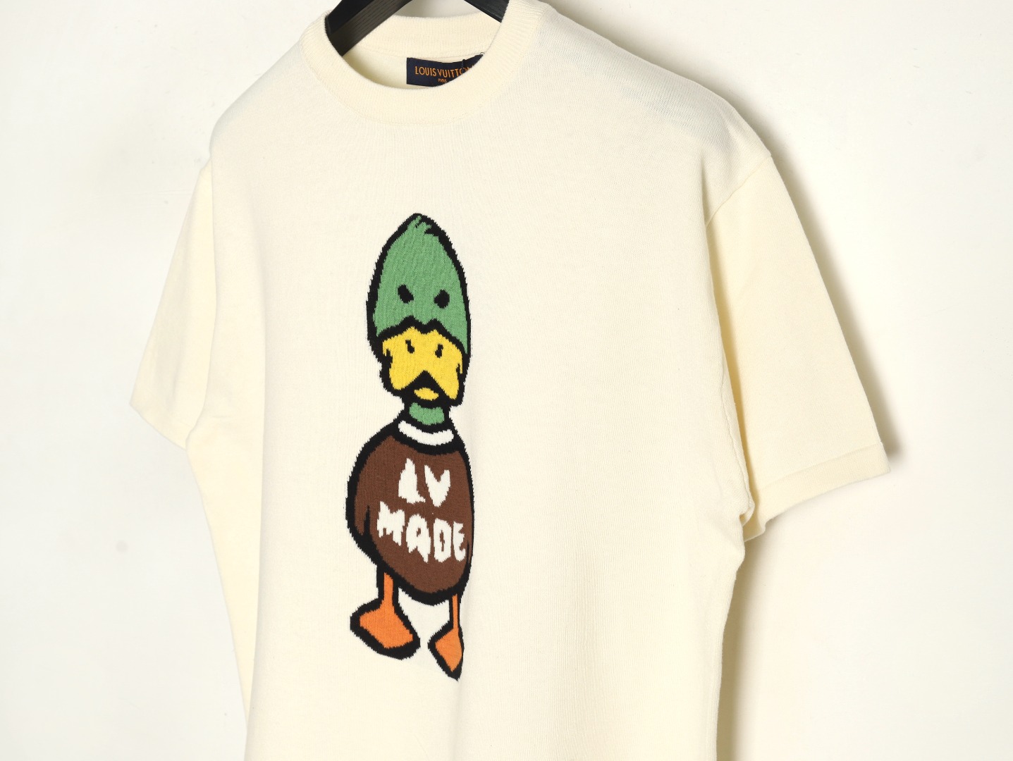 Louis Vuitton duck pattern wool short sleeves