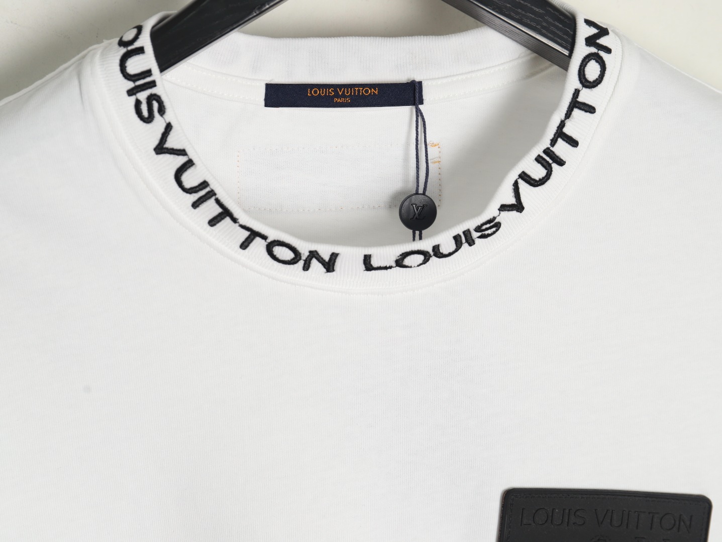 Louis Vuitton Embroidered Logo Short Sleeve T-Shirt
