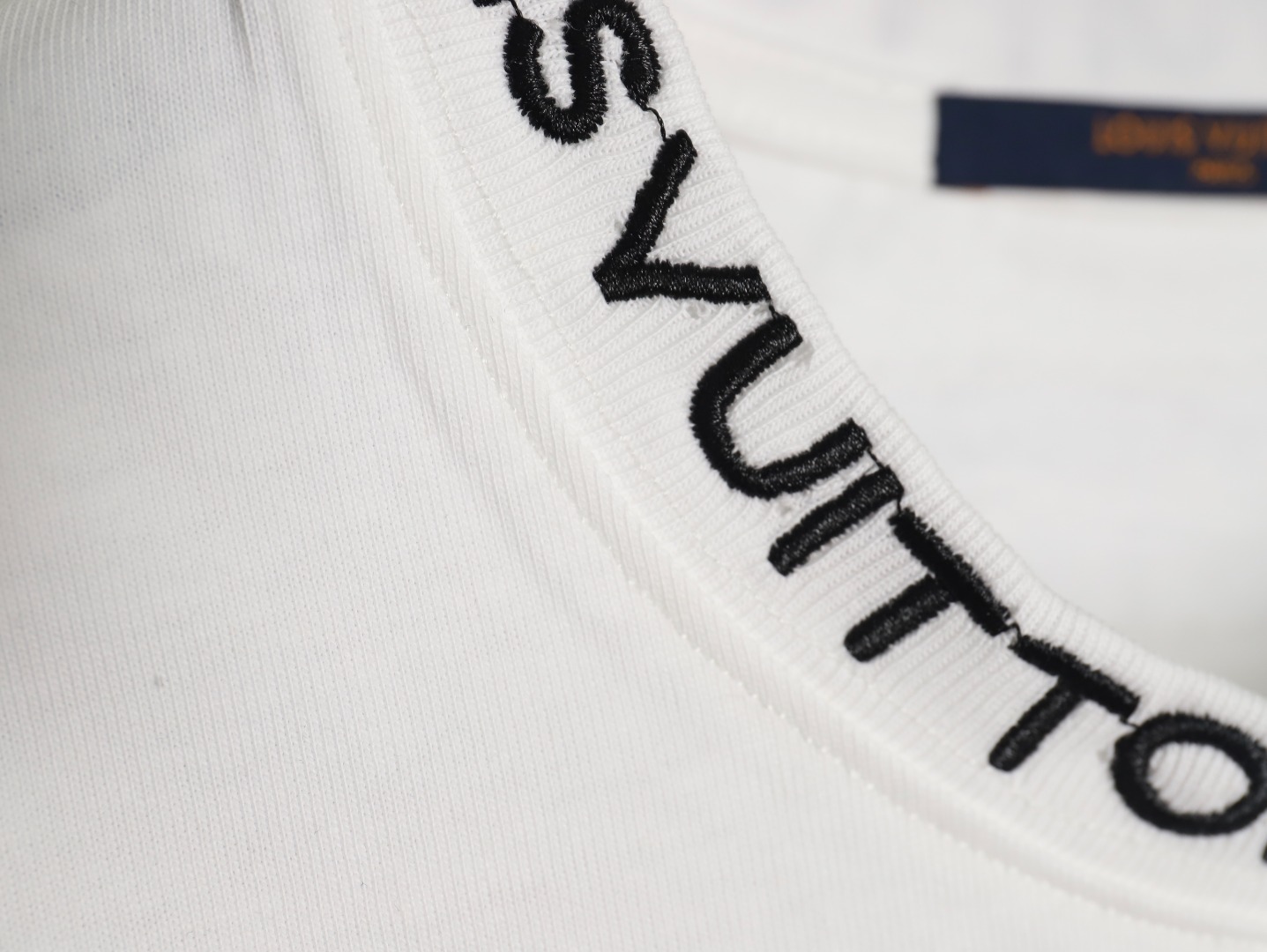 Louis Vuitton Embroidered Logo Short Sleeve T-Shirt
