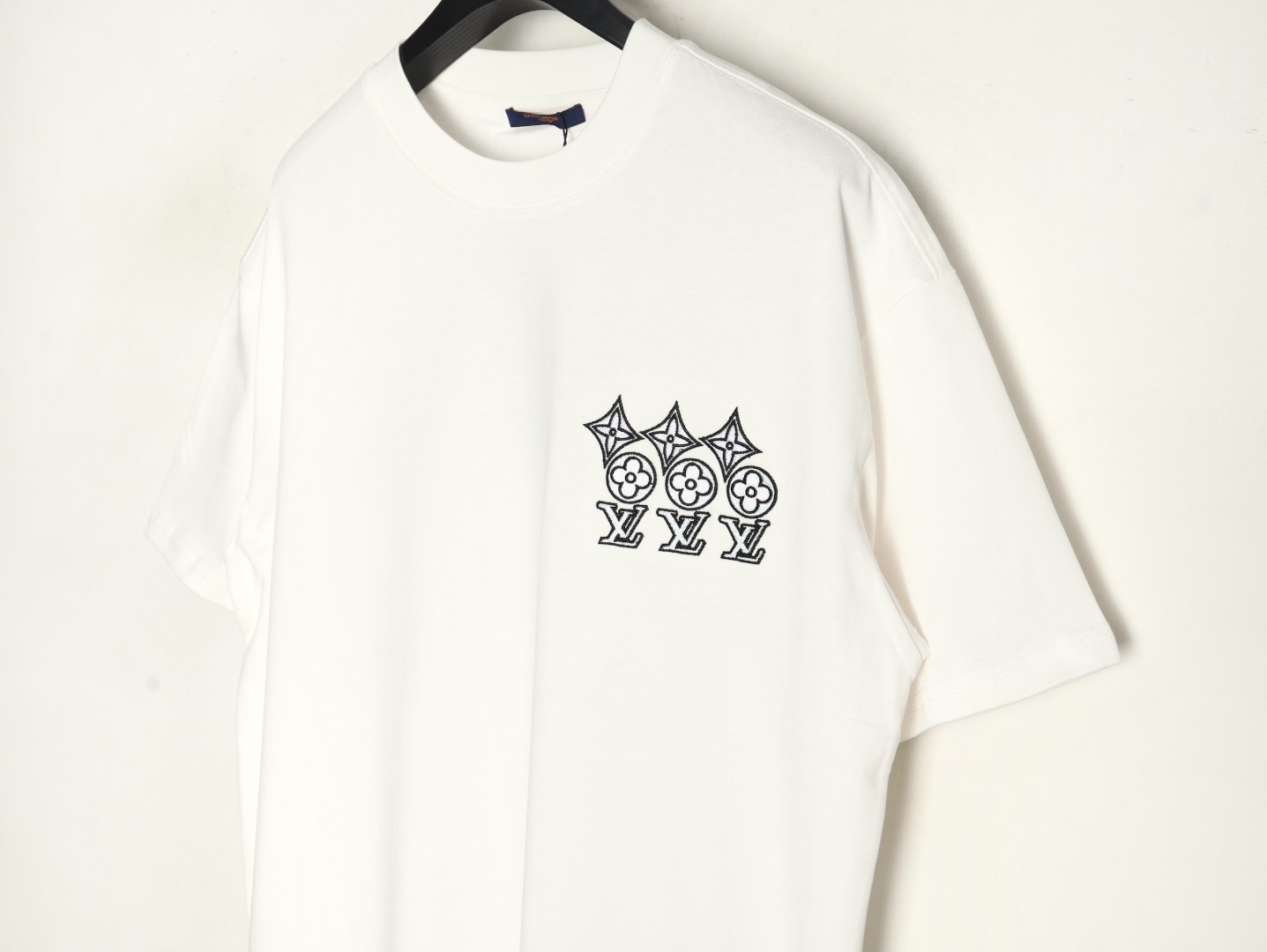 Louis Vuitton embroidered lettering short-sleeved T-shirt