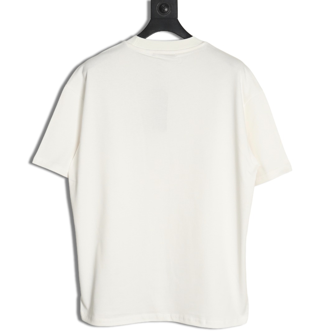Louis Vuitton embroidered lettering short-sleeved T-shirt