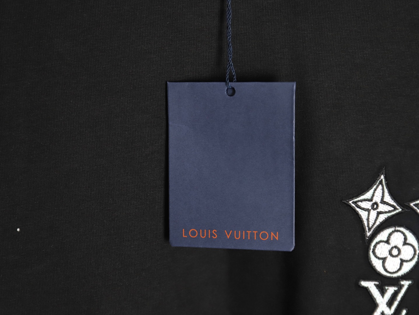 Louis Vuitton embroidered lettering short-sleeved T-shirt TSK1
