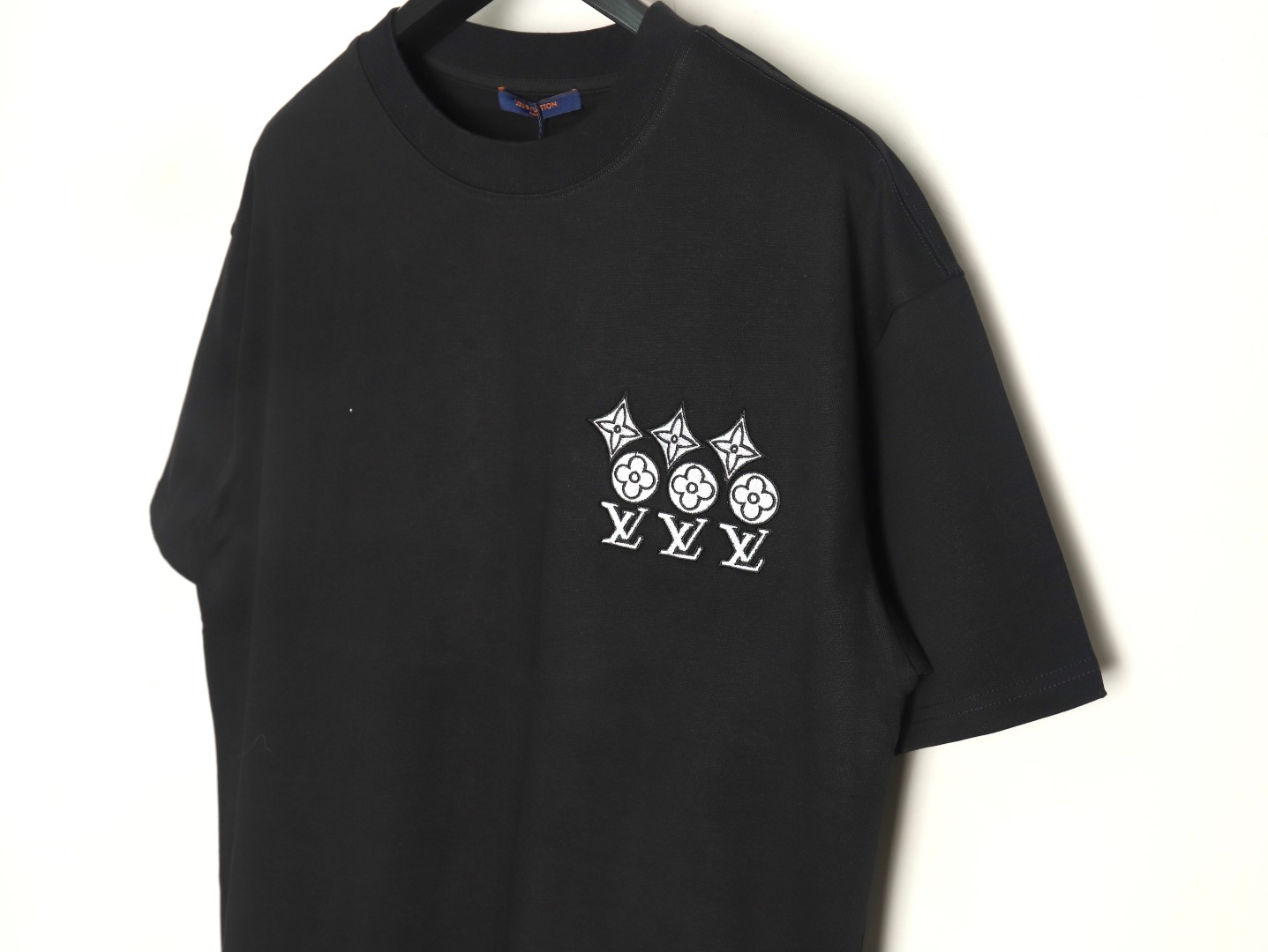 Louis Vuitton embroidered lettering short-sleeved T-shirt TSK1