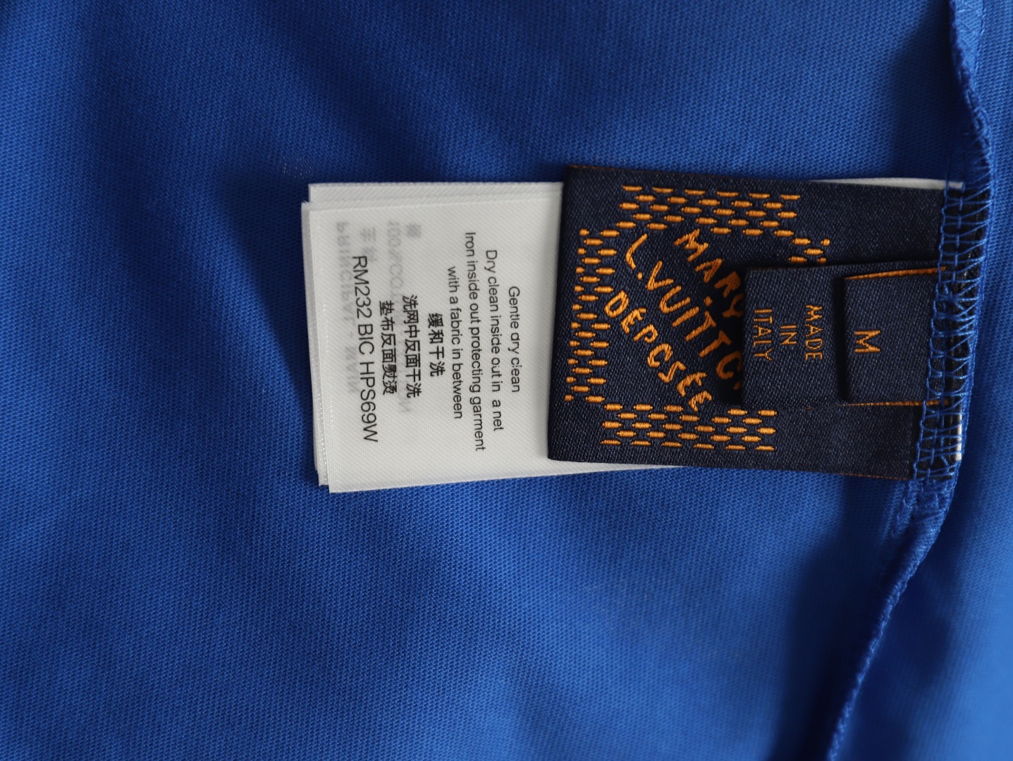 Louis Vuitton 1854 Diamond Letters Cotton Short Sleeves