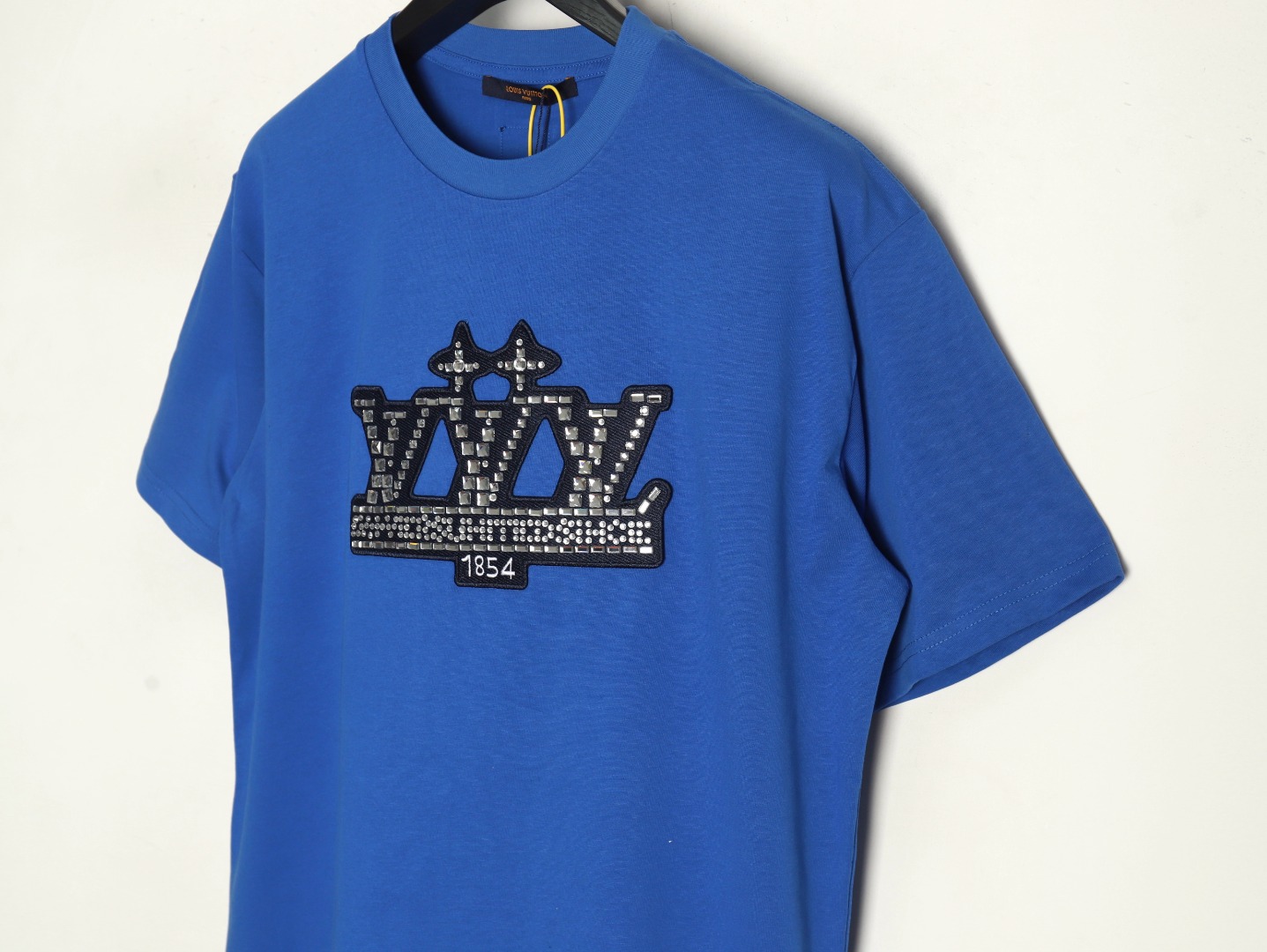 Louis Vuitton 1854 Diamond Letters Cotton Short Sleeves