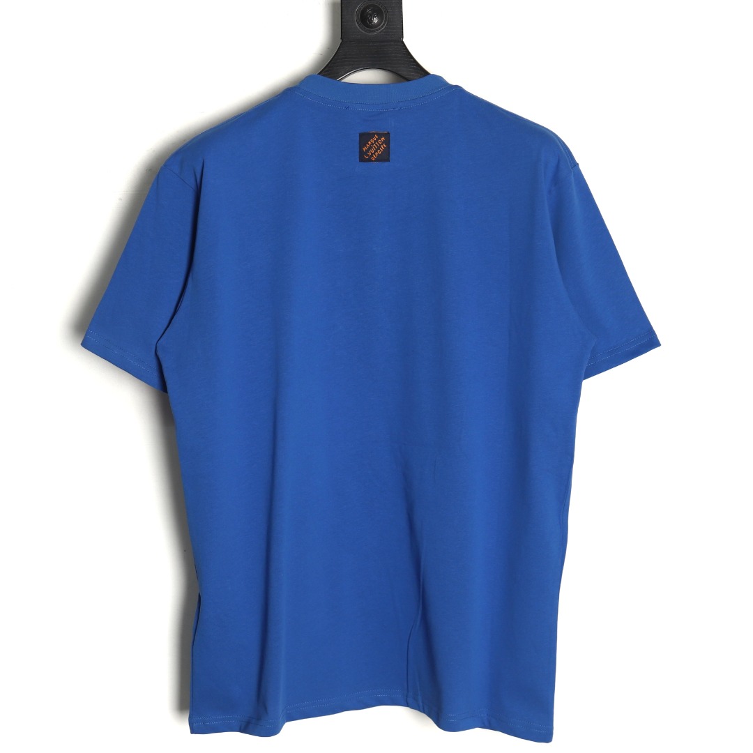 Louis Vuitton 1854 Diamond Letters Cotton Short Sleeves