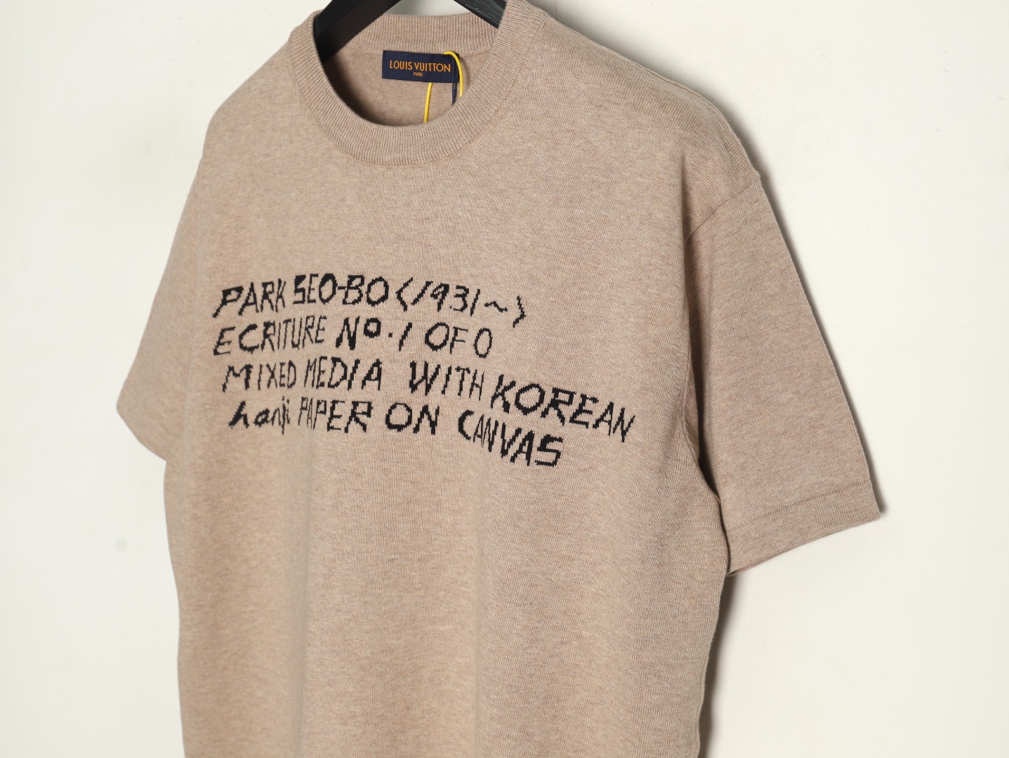Louis Vuitton lettering pattern short sleeve