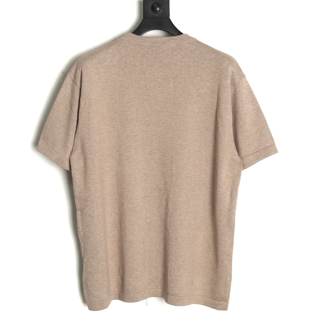 Louis Vuitton lettering pattern short sleeve