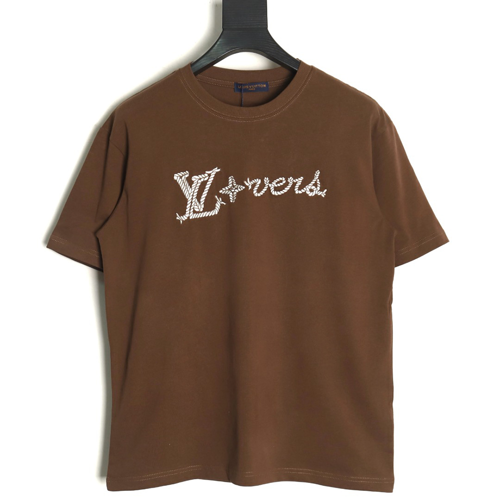 Louis Vuitton Rope Knot Embroidered Short Sleeve