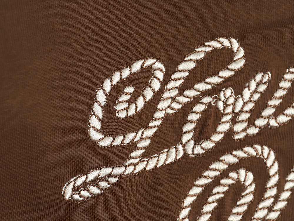 Louis Vuitton Rope Knot Embroidered Short Sleeve