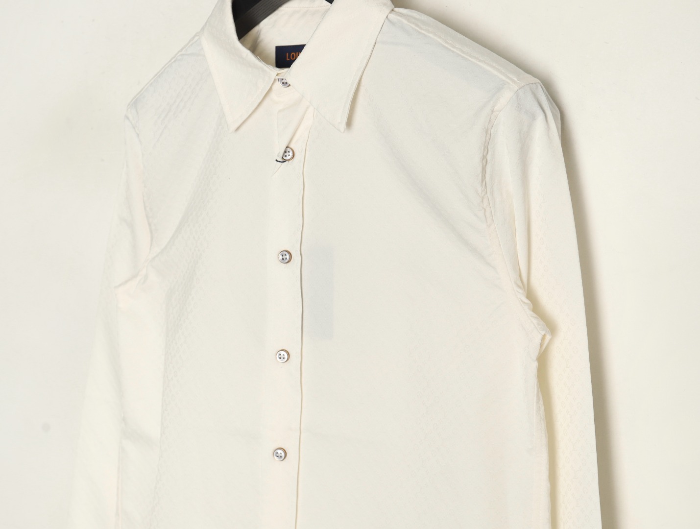 Louis Vuitton dark pattern monogram full print jacquard shirt