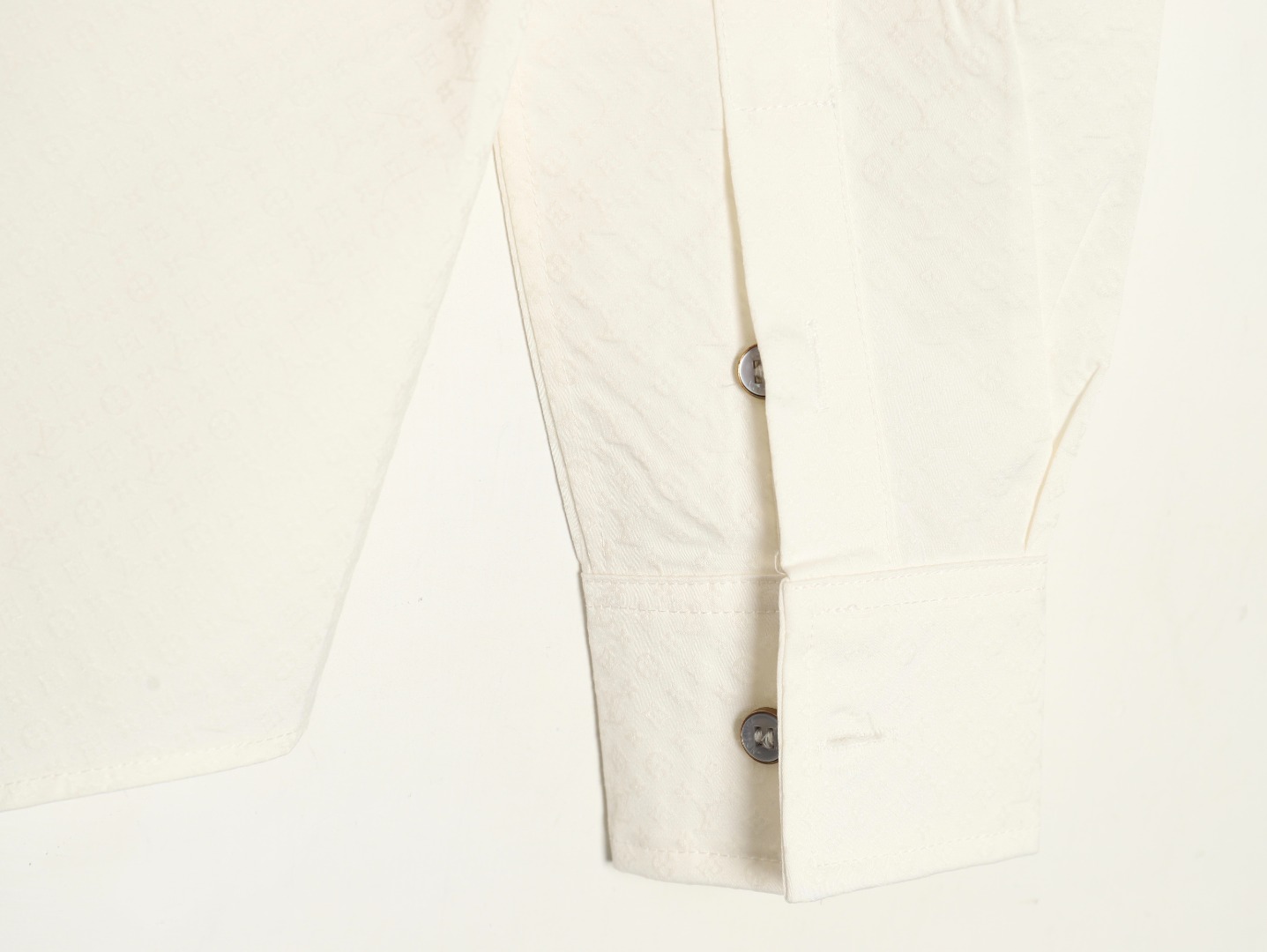 Louis Vuitton dark pattern monogram full print jacquard shirt