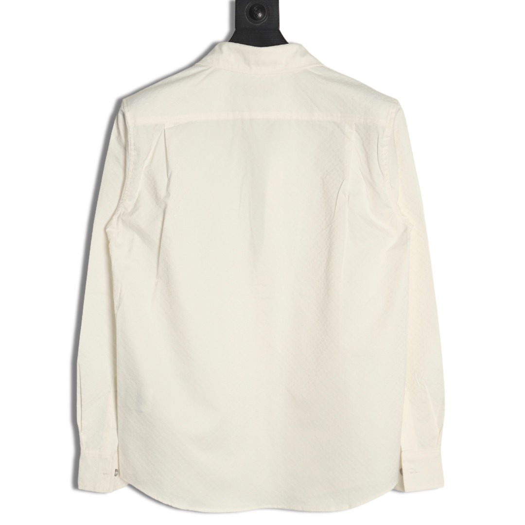 Louis Vuitton dark pattern monogram full print jacquard shirt