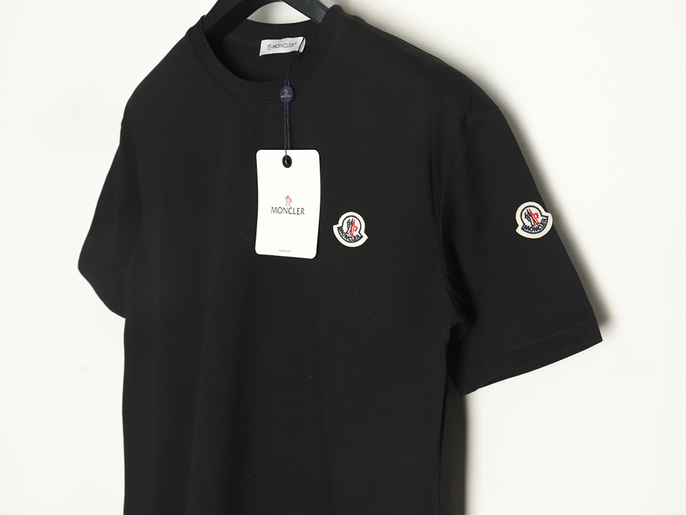 Moncler embroidered letter jacquard short-sleeved T-shirt TSK1