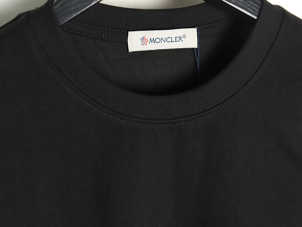Moncler embroidered letter jacquard short-sleeved T-shirt TSK1