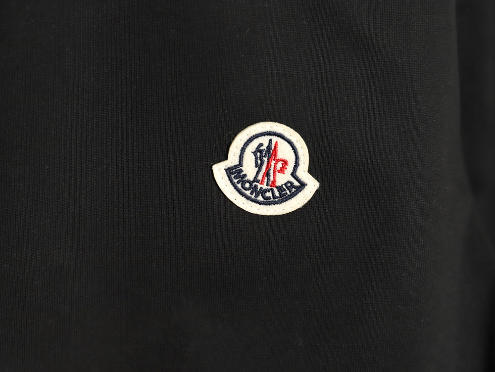 Moncler embroidered letter jacquard short-sleeved T-shirt TSK1